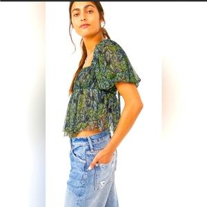 NWT 🔥Free people Penelope top size small